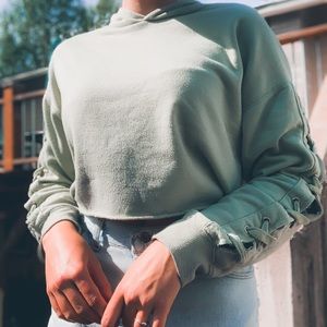 Rue21 cropped hoodie